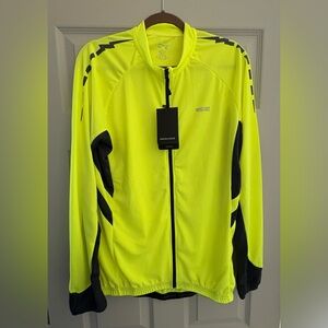 Men's Neon Yellow Cycling Jacket